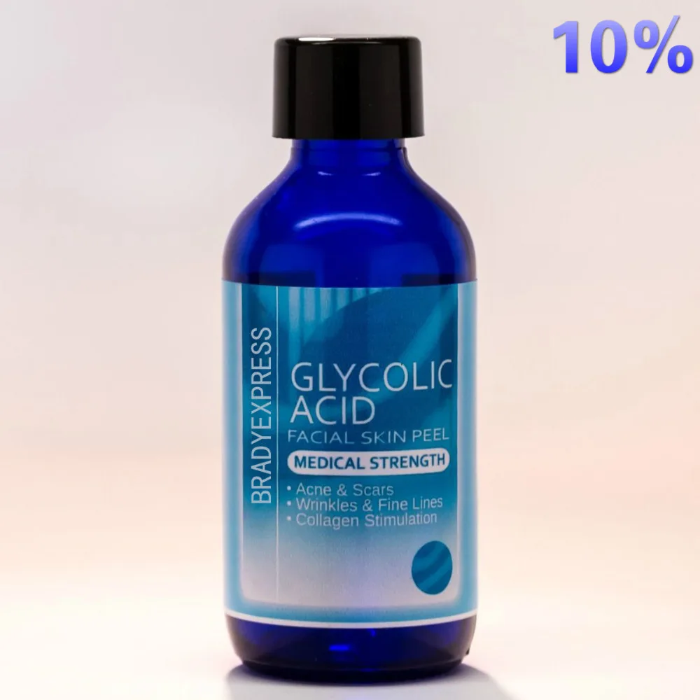 Новый набор для химической очистки 10% гликолевой кислоты медицинский класс 100%