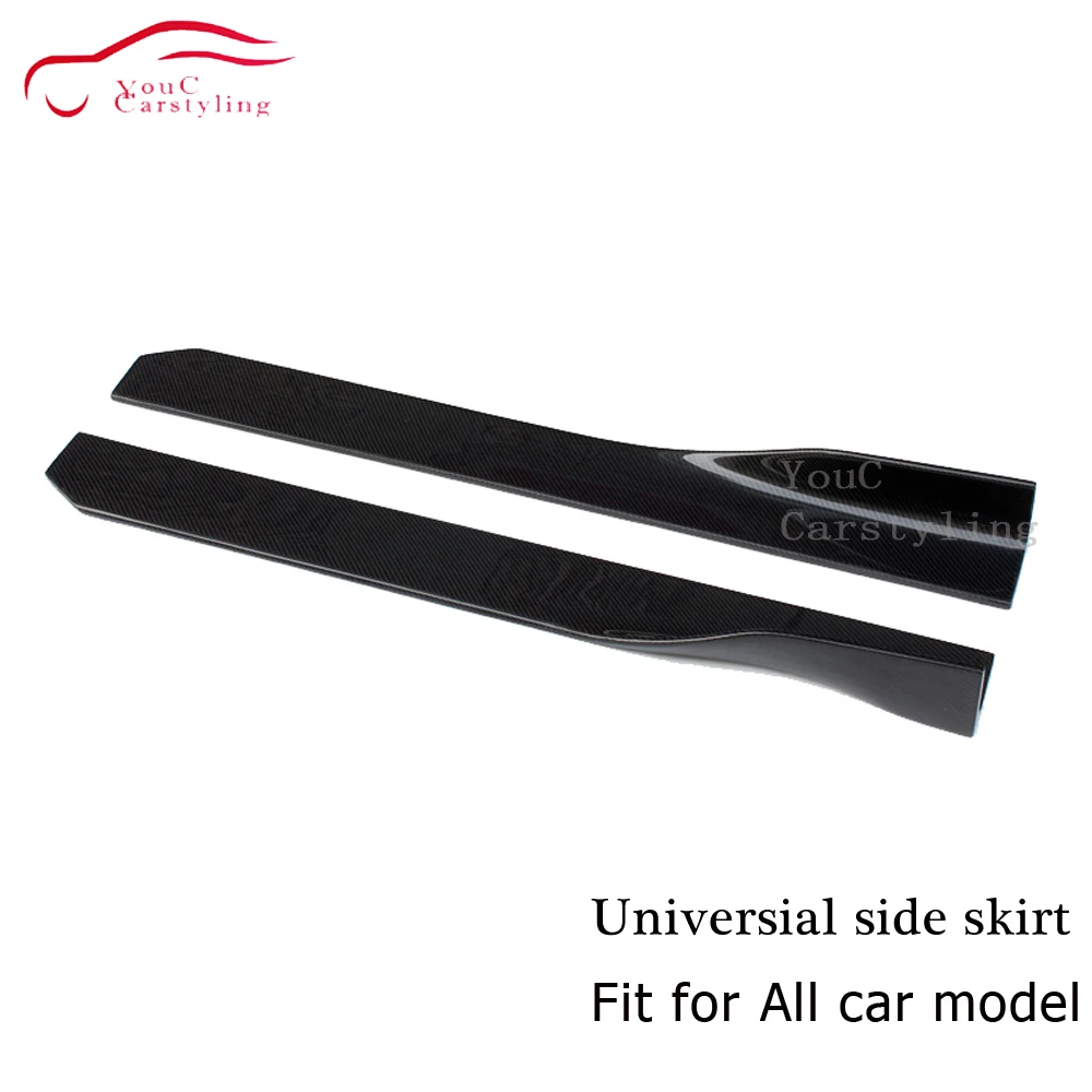 2 шт./пара Универсальная автомобильная боковая юбка из углеродного волокна для BMW