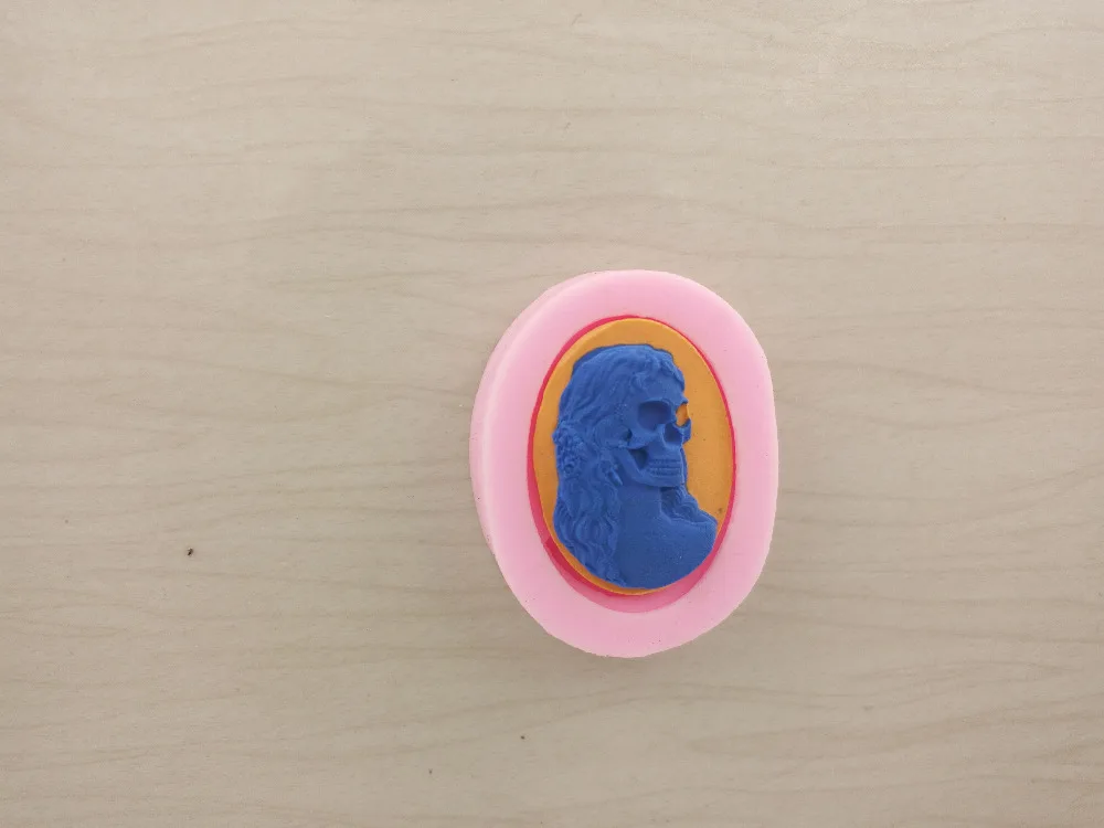 DIY Помады Торта череп силиконовые формы шоколадное печенье торт Декор Куклы