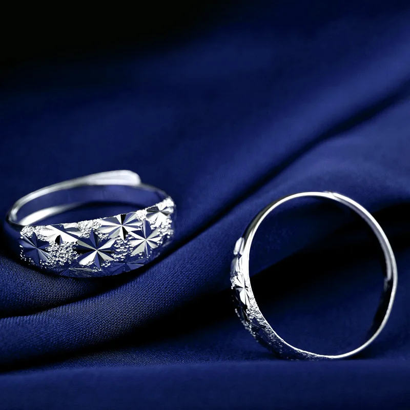 Набор простых колец COLORFISH для женщин и мужчин винтажные кольца с гравировкой в