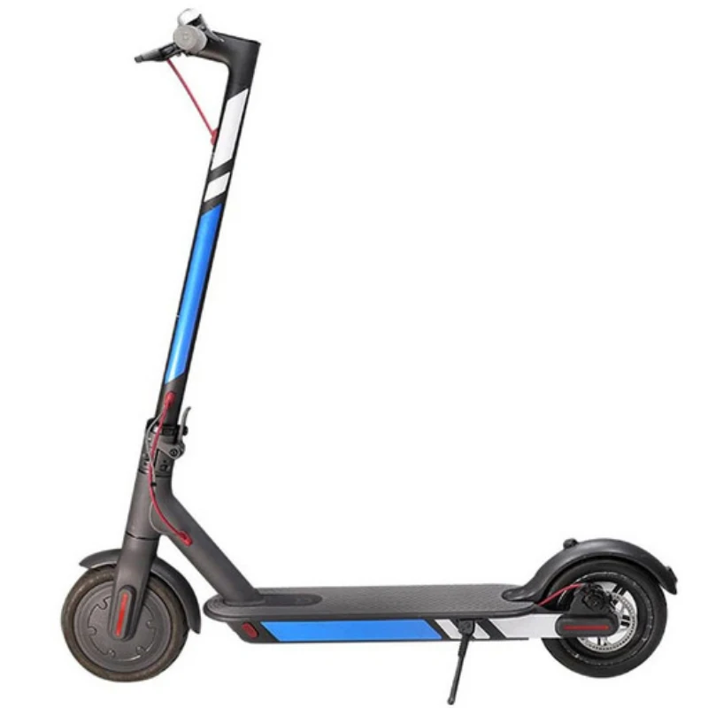 blue Светоотражающие наклейки для Xiaomi Mijia M365, Электрический скутер, отражающий светильник, ярлыки, наклейки, сигнаПредупреждение полоса, отражатель - Цвет: blue