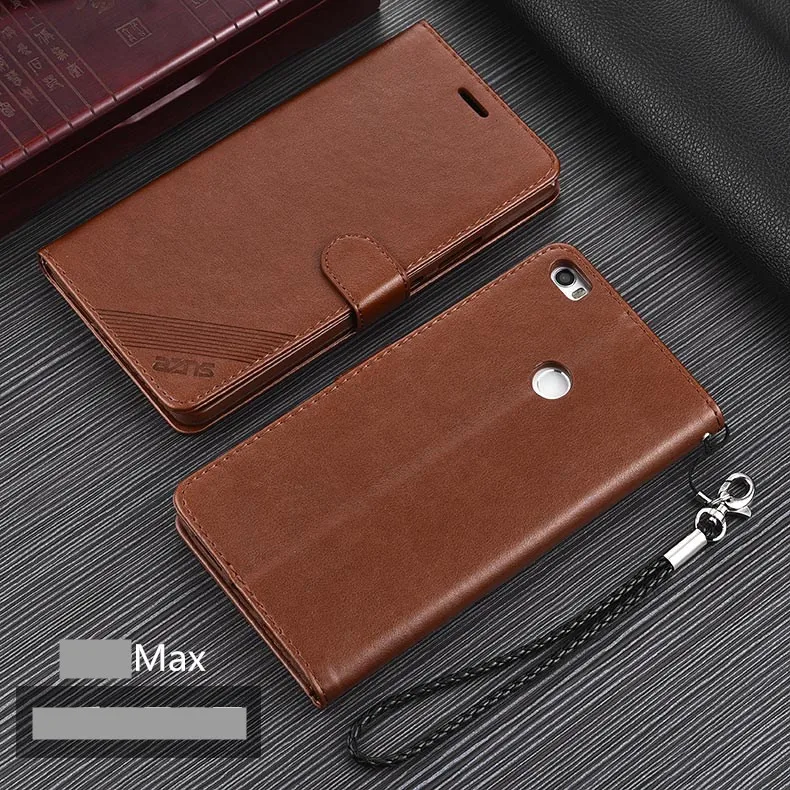 Высококачественный чехол книжка для Xiaomi Mi Max 2 из искусственной кожи телефона