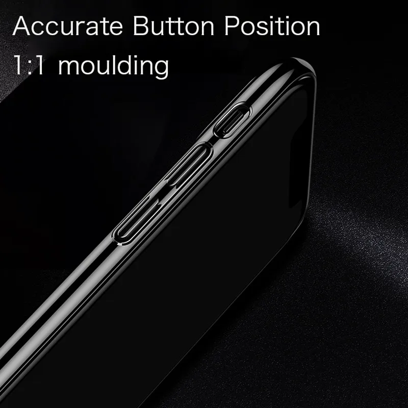 Роскошный ультратонкий светильник Пластик бампер чехол для iPhone XS Max X 8P 7 8 7