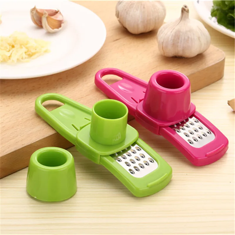

Cheap Kitchen Candy Color Multi Functional Ginger Garlic Grinding Tool Grater Planer Slicer Cutter Cooking Tool Utensils