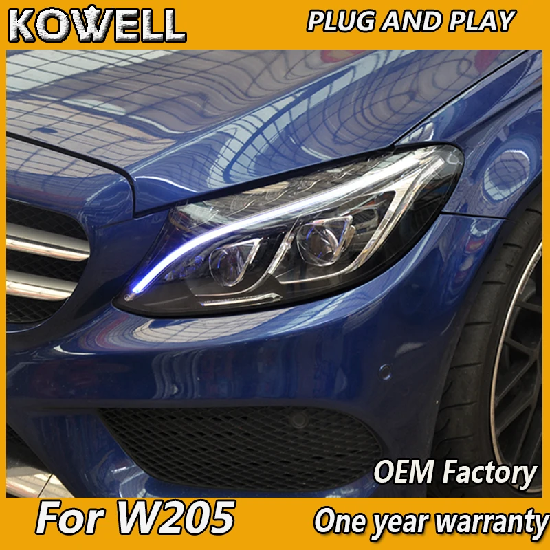 Автомобильный Стайлинг головной светильник для W205 s 2014-2017 C300 C260 Новый