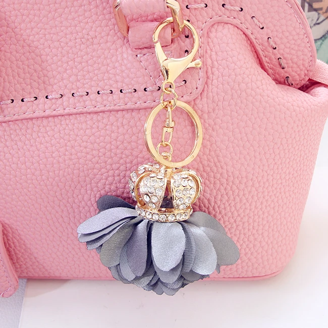 Камелия Маргаритка подвеска для сумки держатель кристалл стразы женской цветок