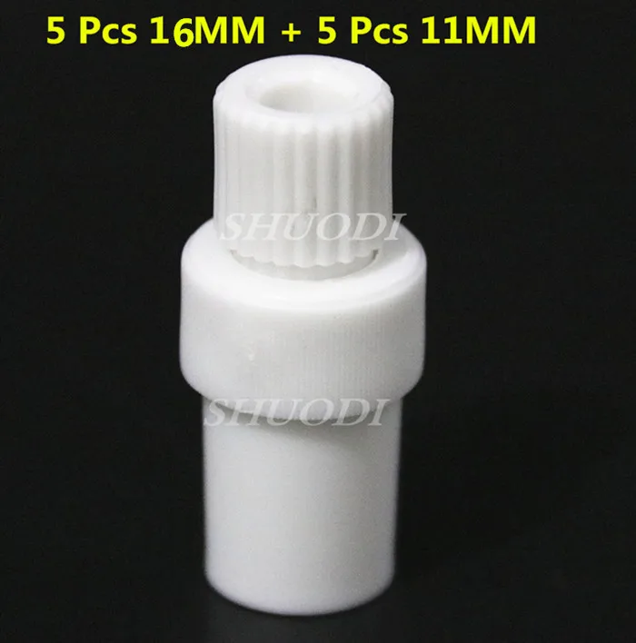 5 Sets 16mm 11mm 5 шт. Стоматологическая всасывающая трубка конвертер аксессуары запасная часть слюнявчик всасывающий адаптер Автоклавный отбеливание зубов - Цвет: 5 Sets 16mm 11mm