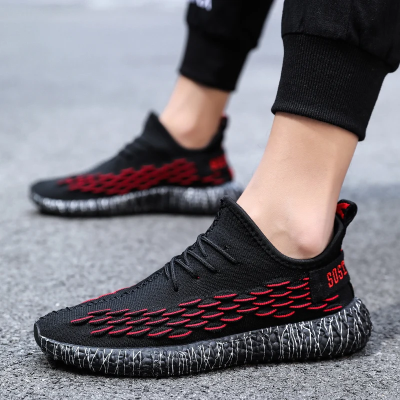 Модная летняя обувь Для мужчин Повседневное дышащая из сетчатого материала