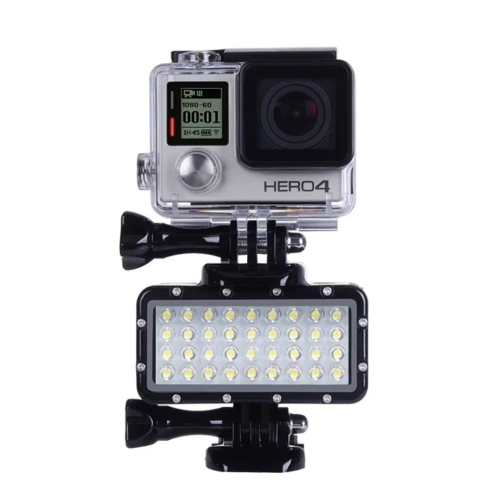Подводный светодиодный видео Лампа Дайвинг Go Pro светильник ing заполнения светильник подставка для экшн-камеры GoPro Hero 8 7 5 SJCAM Yi Mijia для sony Экшн-камера