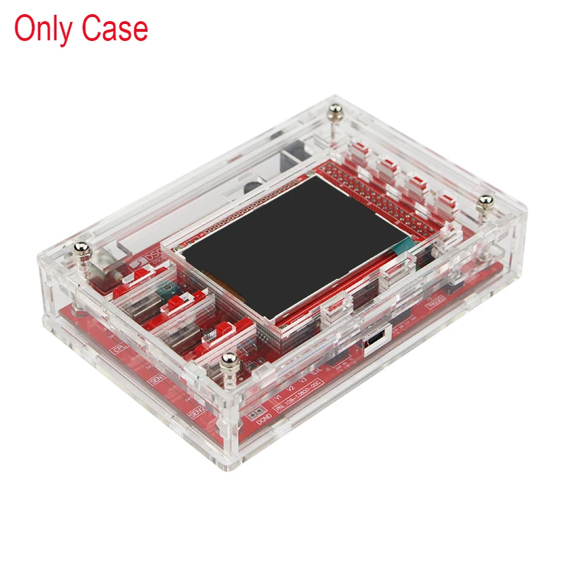 

DSO138 2.4" TFT Digital Oscilloscope Acrylic Case Transparent Box Enclosure Shell for DSO138 Oscilloscope DIY Parts