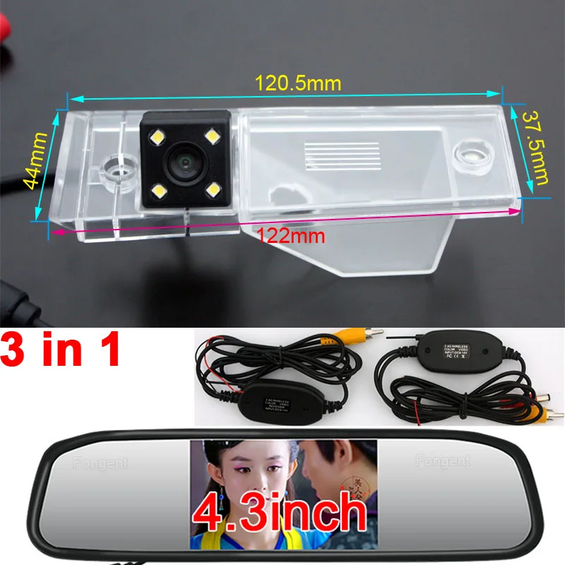 Для KIA Carnival R Sedona VQ автомобильный компьютер беспроводная камера заднего вида DVD gps монитор Carpad AV разъем HD - Название цвета: 8246-H1-43-AV