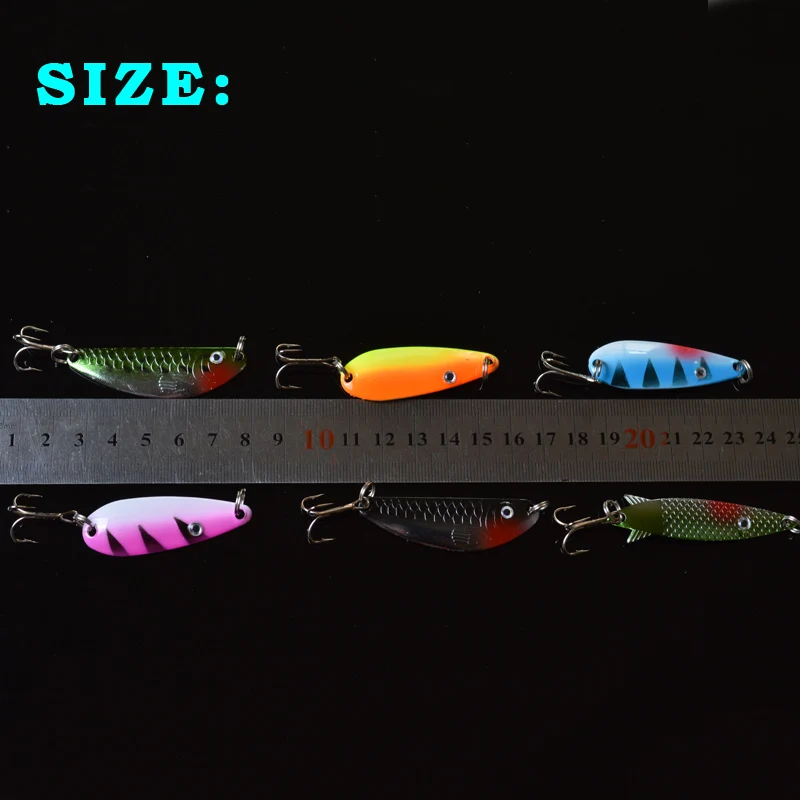 Набор рыболовных приманок TOMA 4 7 г 30 шт./лот|fishing tackle|metal fishing lurebait fish |