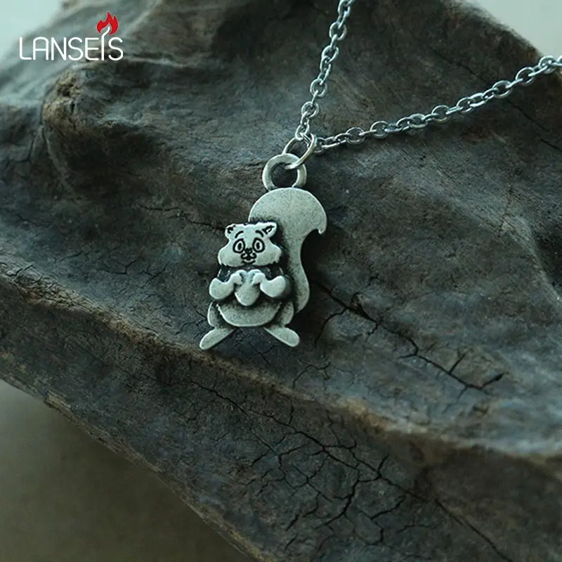 Lanseis 1 шт. симпатичная подвеска с фигуркой животного Женская кавайная в виде белки