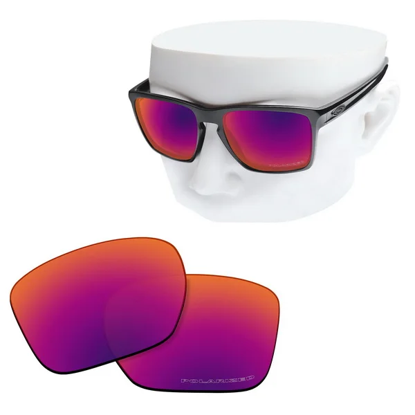 Purple Red Mirror OOWLIT Анти-Царапины Сменные линзы для-солнцезащитные очки Oakley Щепка XL OO9341 травления поляризованных солнцезащитных очков - Цвет линз: Purple Red Mirror