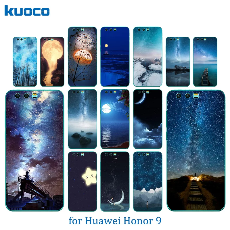 Чехол для телефона 5 15 дюйма Huawei Honor 9 задняя крышка высокого качества с узором