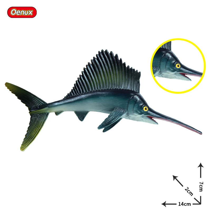 Oenux 10 шт. Морская жизнь животные морей угорь Краб модель черепахи экшн-фигурки Океан морской аквариум образование детские игрушки подарок