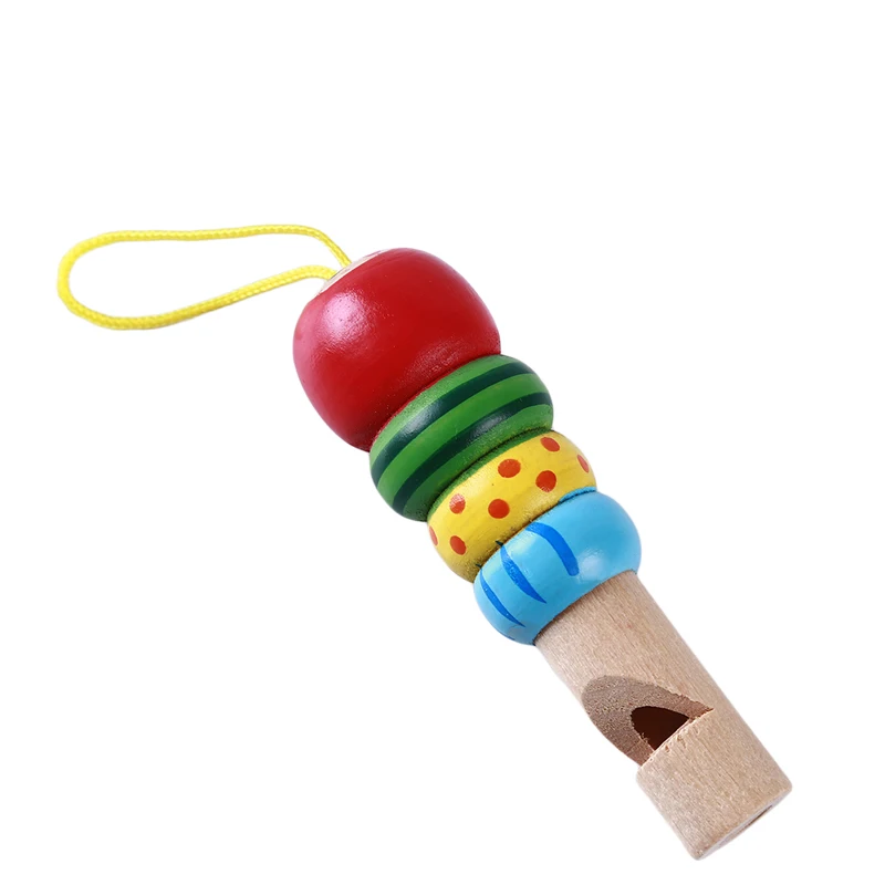 Деревянные свисток музыкальные игрушки для детей мультфильм животное обучение