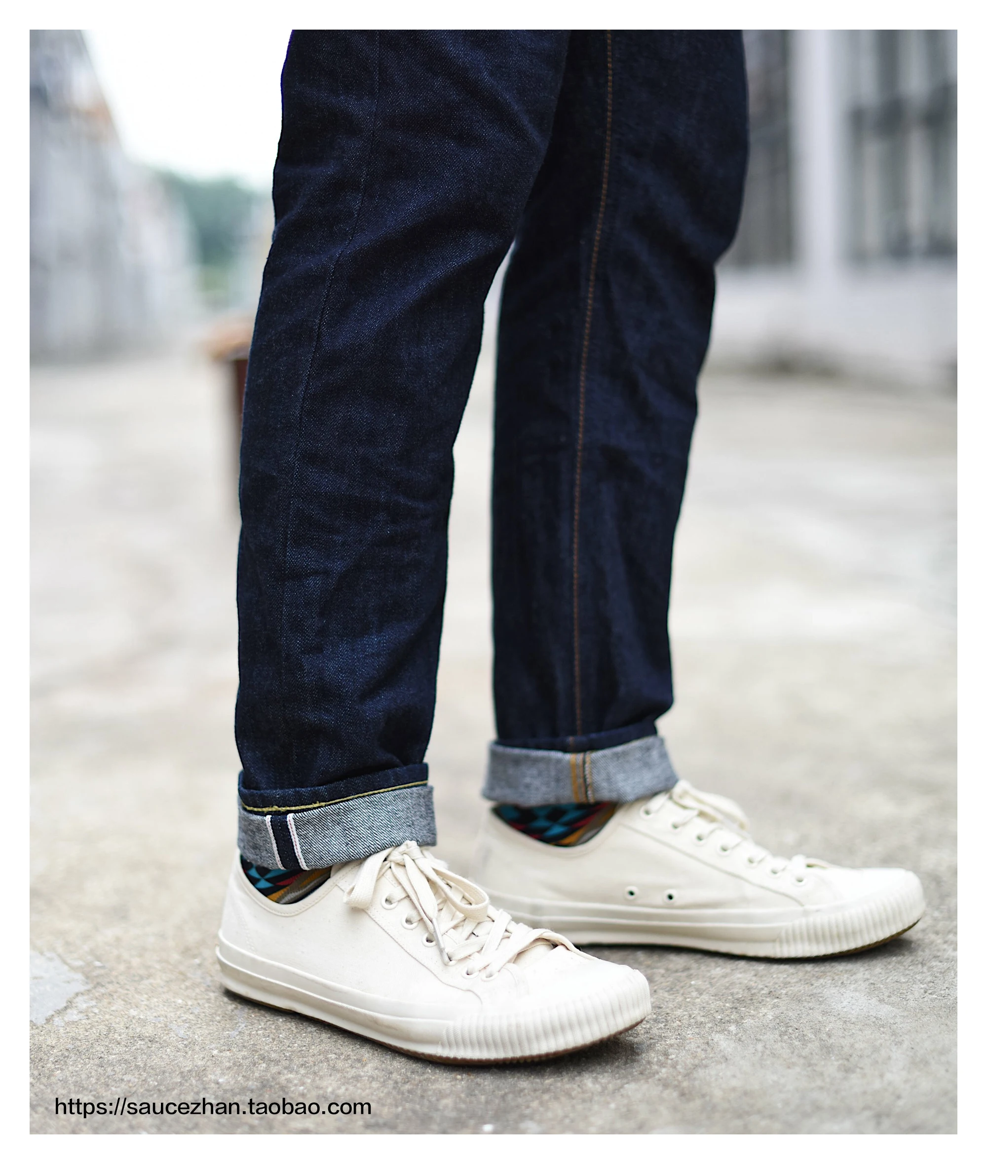 SauceZhan 310XX-JP Япония Okayama ткань Selvedge джинсы сырые джинсовые джинсы немытые синие джинсы Япония Мужские джинсы облегающие джинсы