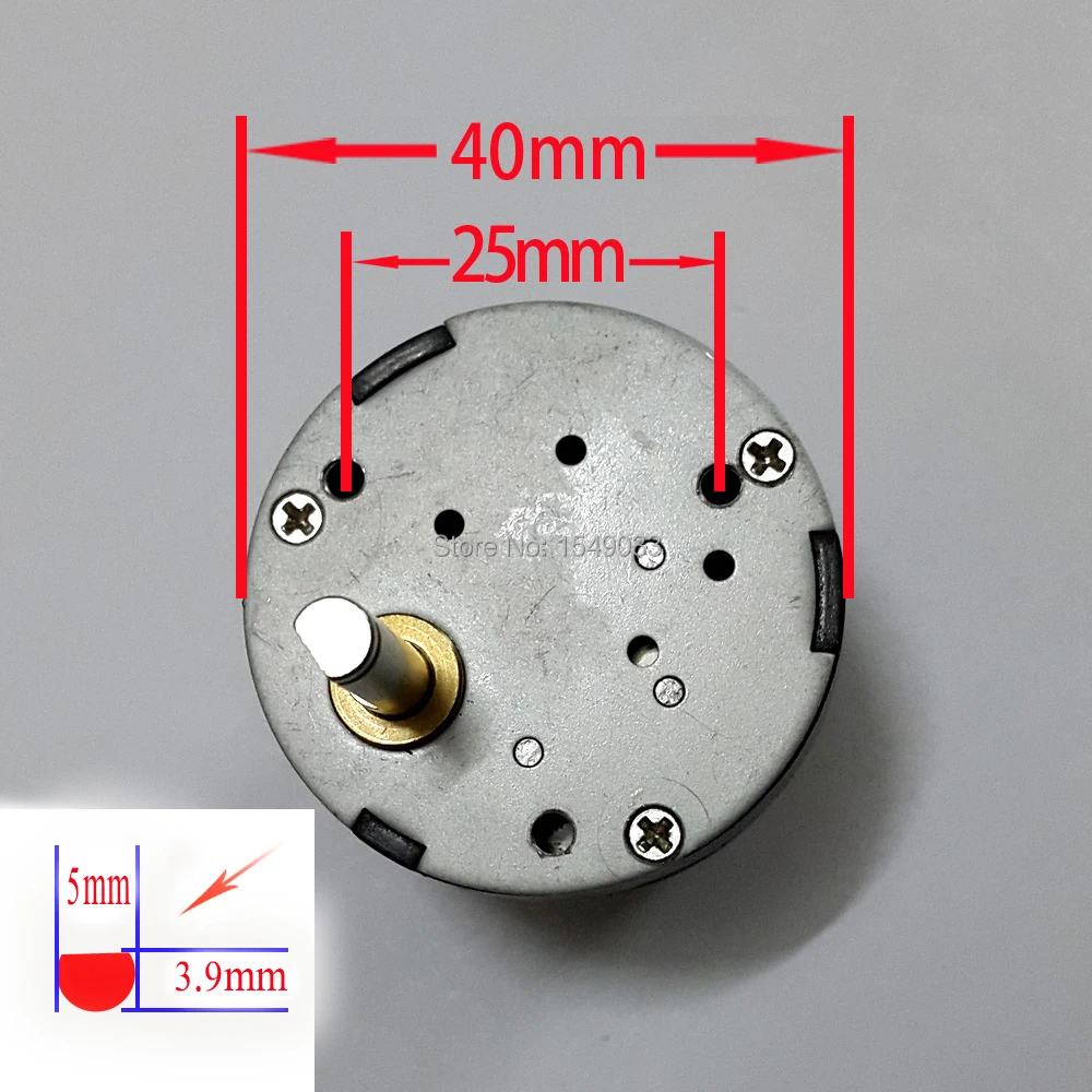 130 об/мин новый двигатель постоянного тока 12 В 40 мм мощный высокий крутящий момент