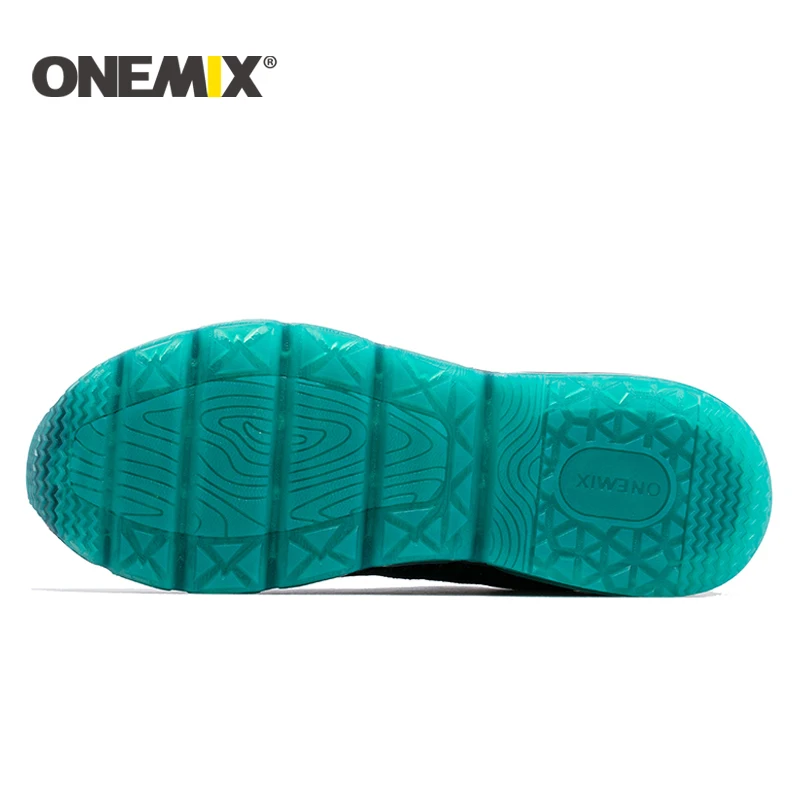 Мужские кроссовки для бега Onemix брендовые легкие яркие дышащие из сетчатого