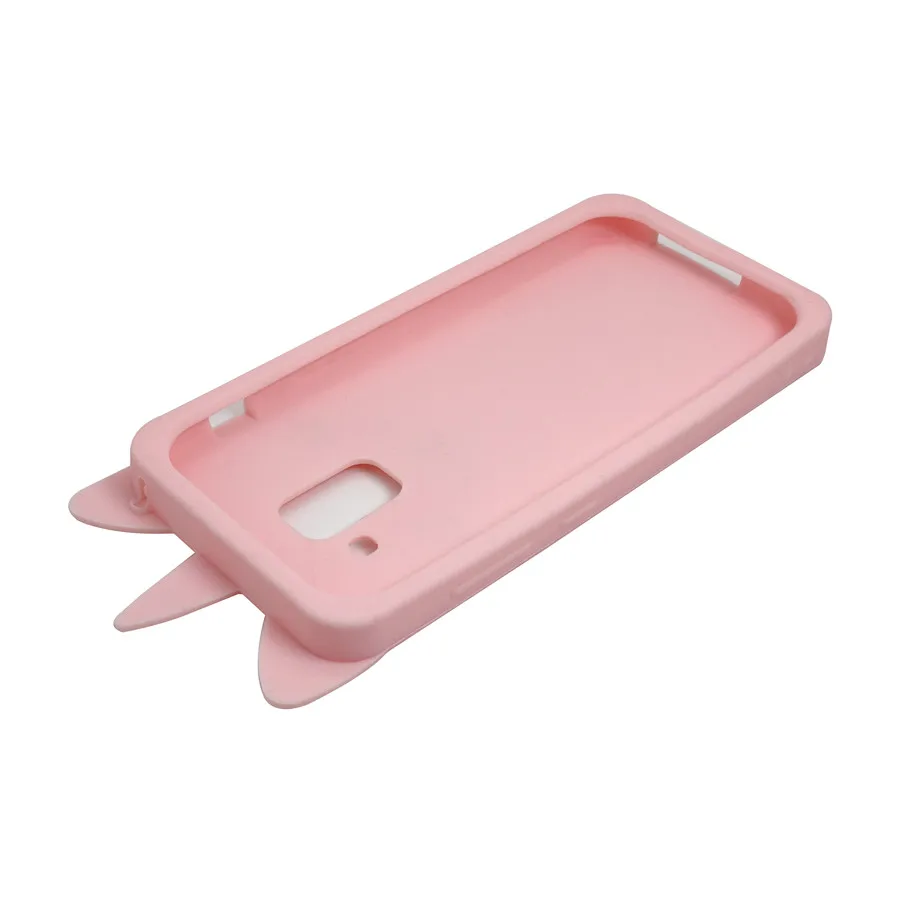 For Samsung Galaxy A5 2018 A530 Cute 3D Cartoon Golden Horn Cat Soft Silicon Phone Back Cover Case for A8 cases Capa |