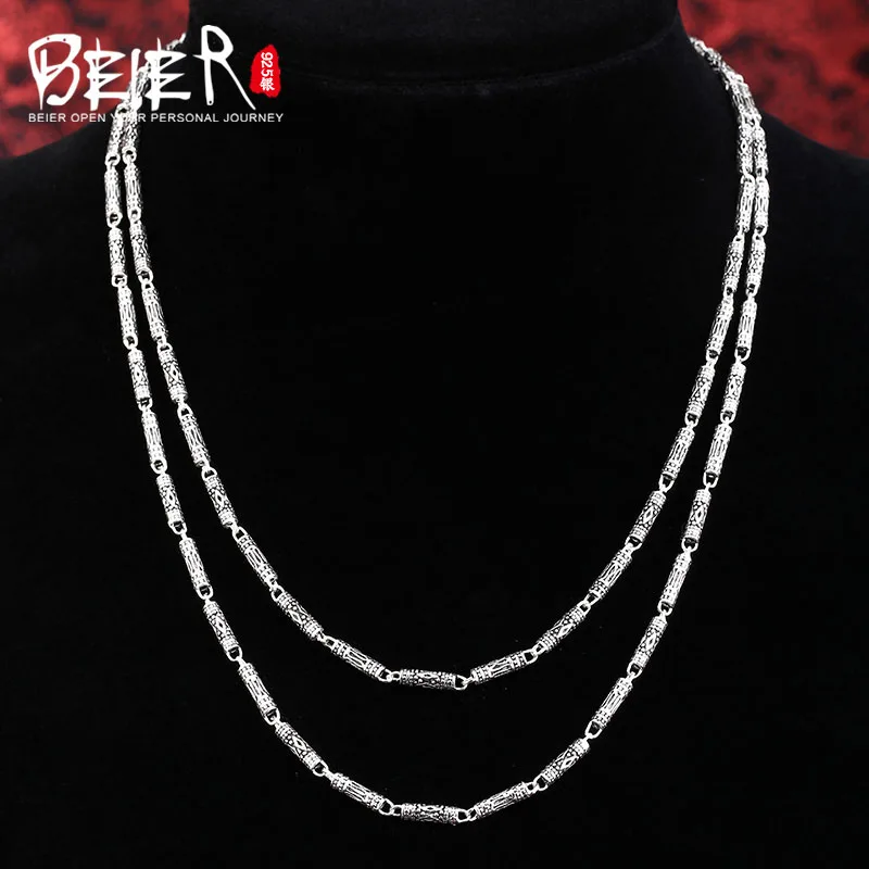 Мужская/Женская цепочка с кулоном Beier ожерелье из цепочек ювелирное изделие
