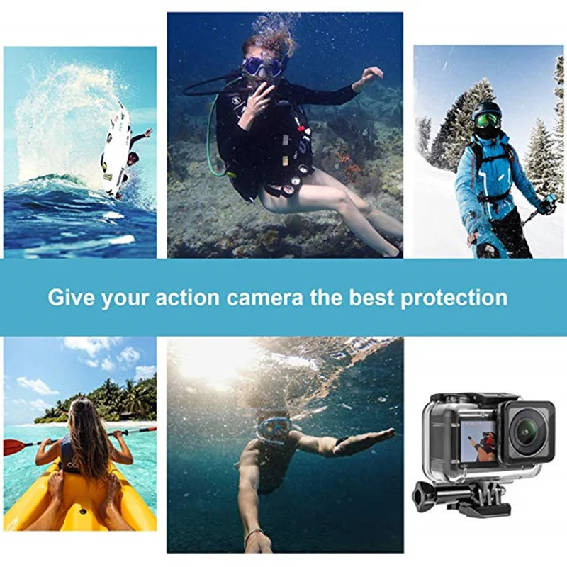 Sports Camera Waterproof Housing Case Brand New For DJI Osmo Action Diving Waterproof Box Housing Accessories