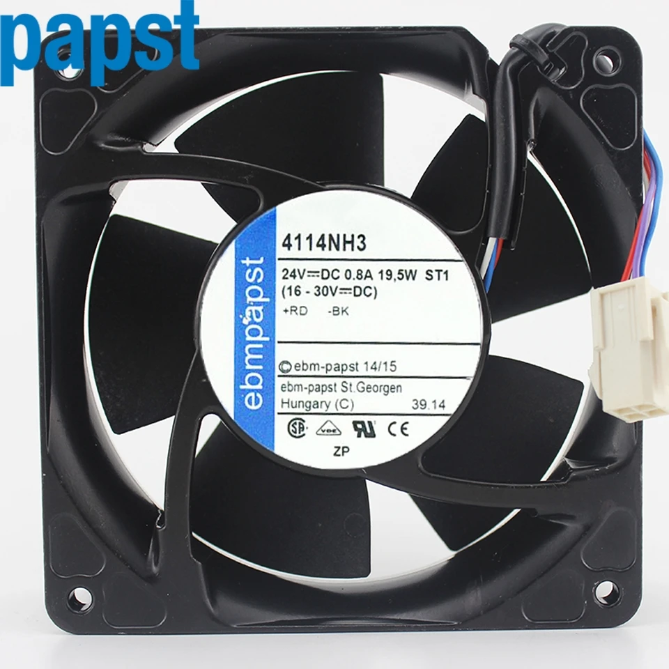 

1pcs 4114NH3 24V 19.5W High power cooling fan 12038 120*120*38MM 120mm server inverter