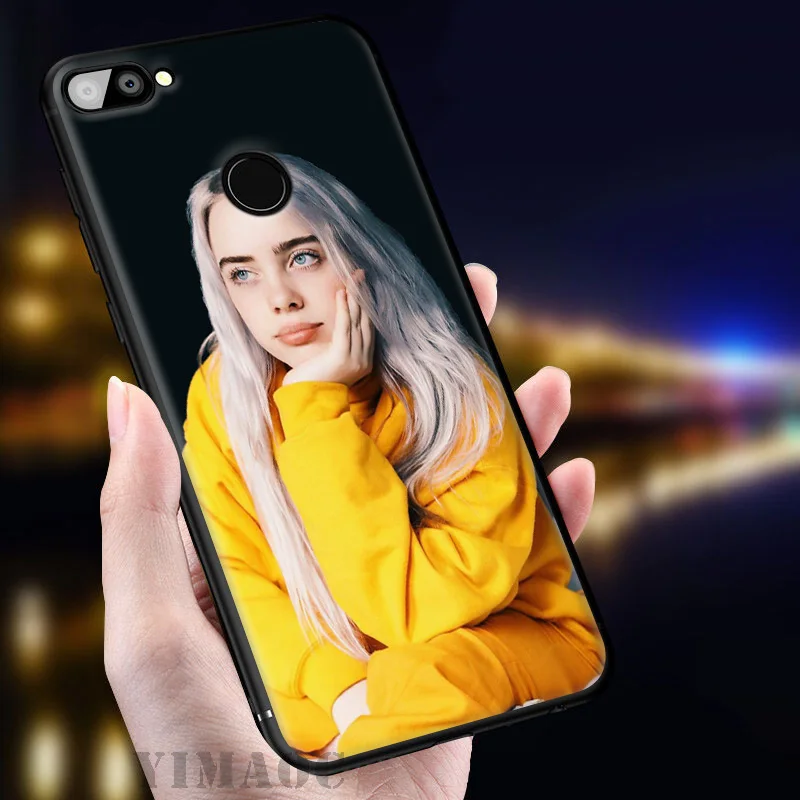 YIMAOC Billie Eilish Soft Case for Huawei Honor View 20 10 8X 8 8C 6A 7A 7X 7C Lite Pro Y9 Y7 Y6 Prime 2018 2017 |