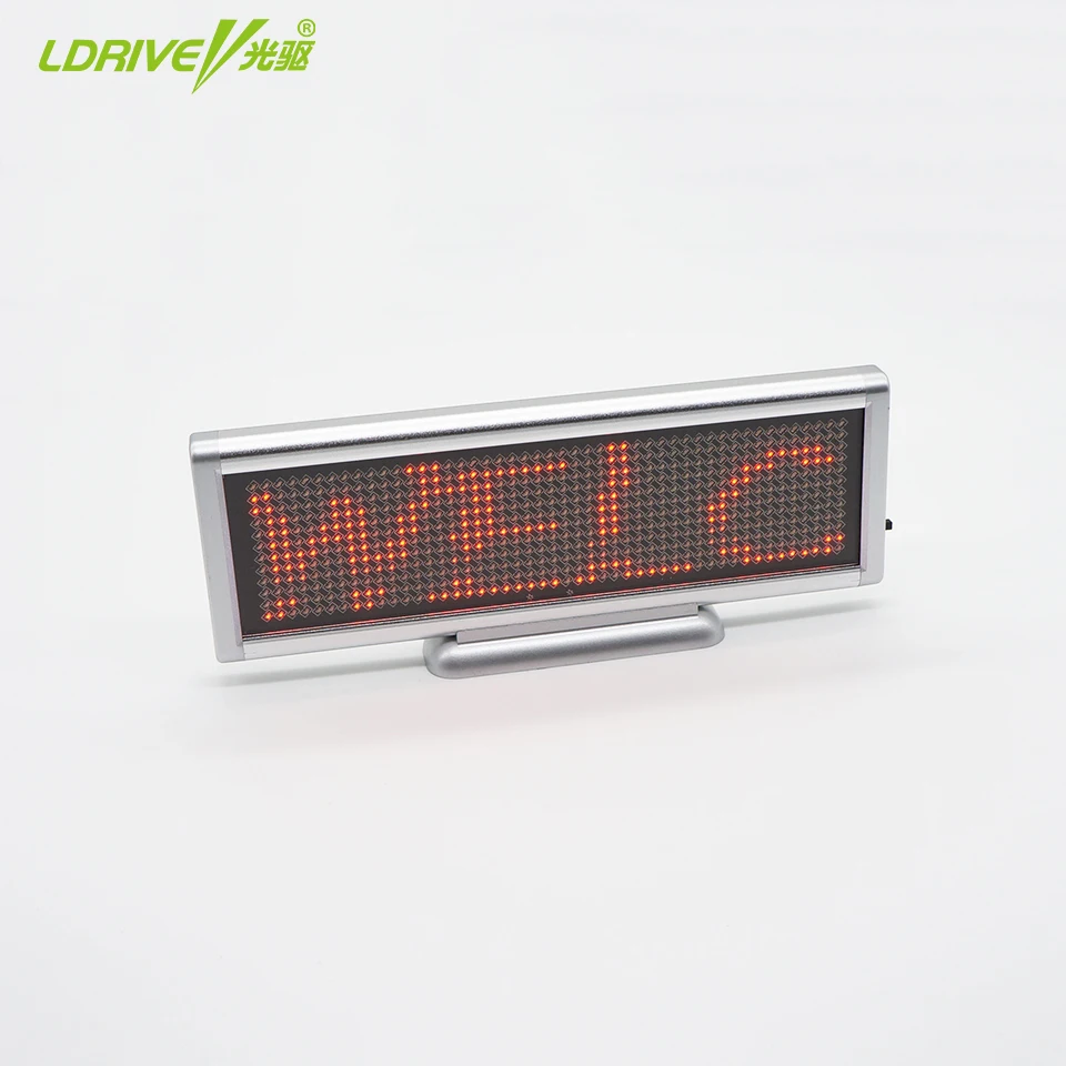 Высокий 8 5 дюймов красный светодиодный настольный дисплей портативная