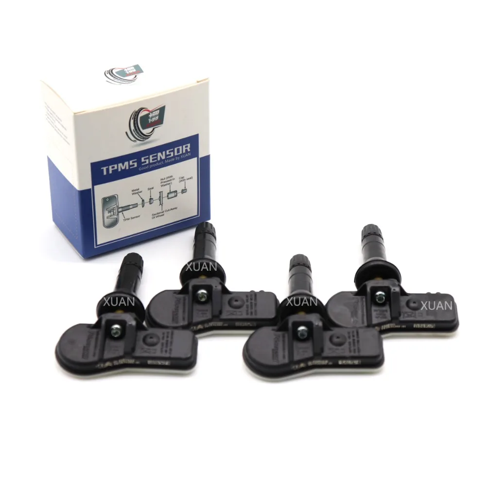XUAN 4 шт. датчик давления в шинах TPMS 9811536380 9673860880 для Citroen Berlingo Multispace C5 C-Elysee DS9 207 Tepee Van
