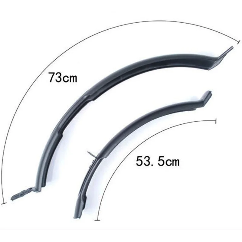 24 26 inch MTB Mudguard Bike Fenders Cycling Wings Plastic Quick Release Front Rear Mountain Fender Bicycle Accessories | Спорт и
