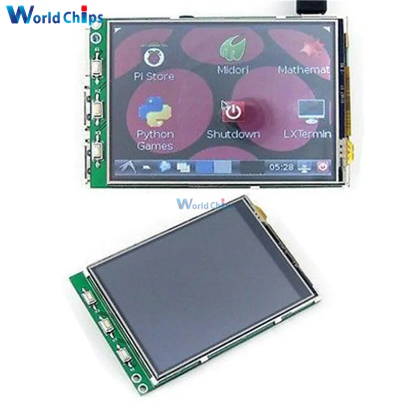 3 2 Дюймовый 320x240 TFT LCD сенсорный RGB экран монитор &quotЖК модуль для Raspberry Pi B +