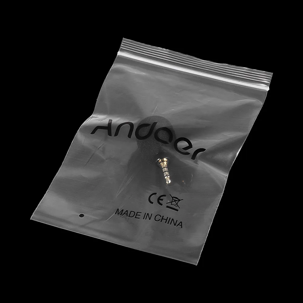 Портативный Компактный всенаправленный микрофон Andoer для смартфона iPad Apple iPhone 5 6S 6
