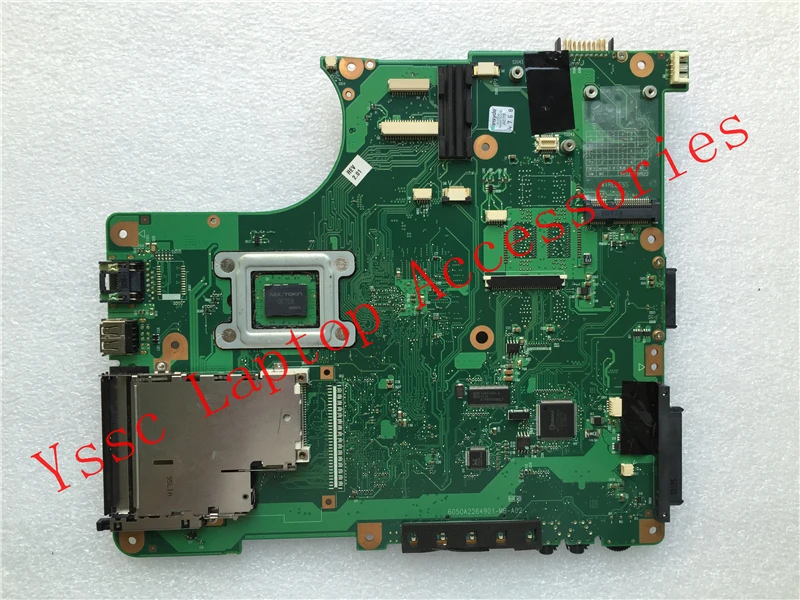 Материнская плата для ноутбука toshiba L300 L305 V000138460 GL40 DDR2 6050A2170401 MB A03 100% полностью