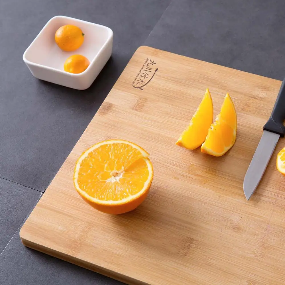 Разделочная доска из бамбука прямоугольная 42x29 см нескользящая | Дом и сад