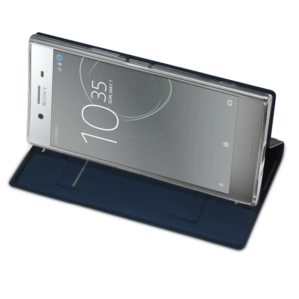 Dux DUCIS Роскошный кожаный флип чехол для Sony Xperia XZ Премиум бумажник G8141 двойной SIM G8142