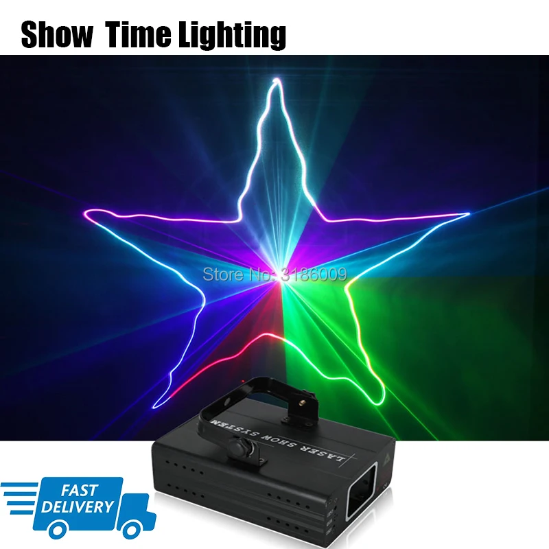 

Fast delivery DJ Laser Stage Light Full Color 96 RGB Patterns Projector Stage Effect Lighting For Disco Xmas Party 1 Head Laser
