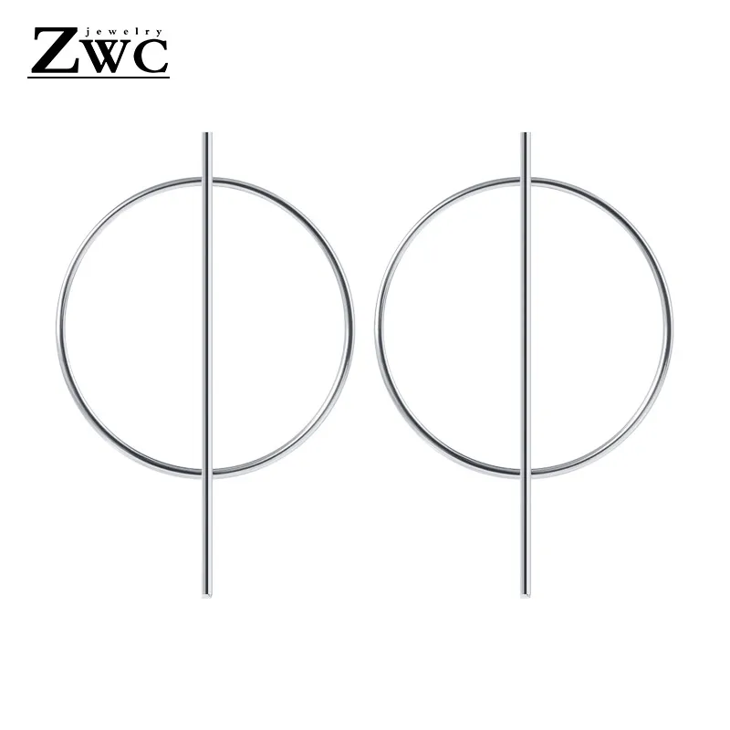 ZWC, модные новые женские акриловые Висячие серьги,, длинные висячие серьги, подарок для женщин, вечерние, свадебные ювелирные изделия, Brincos - Окраска металла: Silver 11