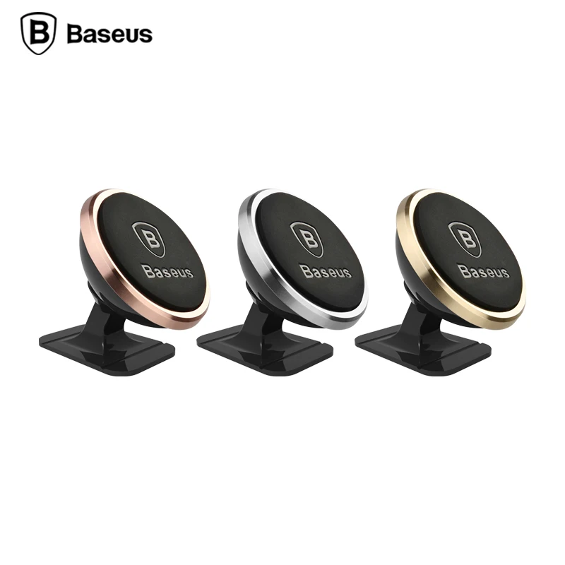 Original Baseus Universal Magnetic 360 Degree Rotation Phone Car Holder Magnet Mount Stand For iPhone 5 6 7 Samsung SmartPhone | Мобильные