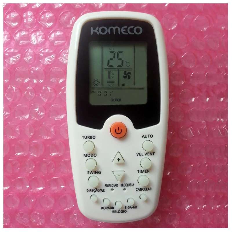 

Replacement For KOMECO Air Conditioner Remote Control ZH/KZ-01