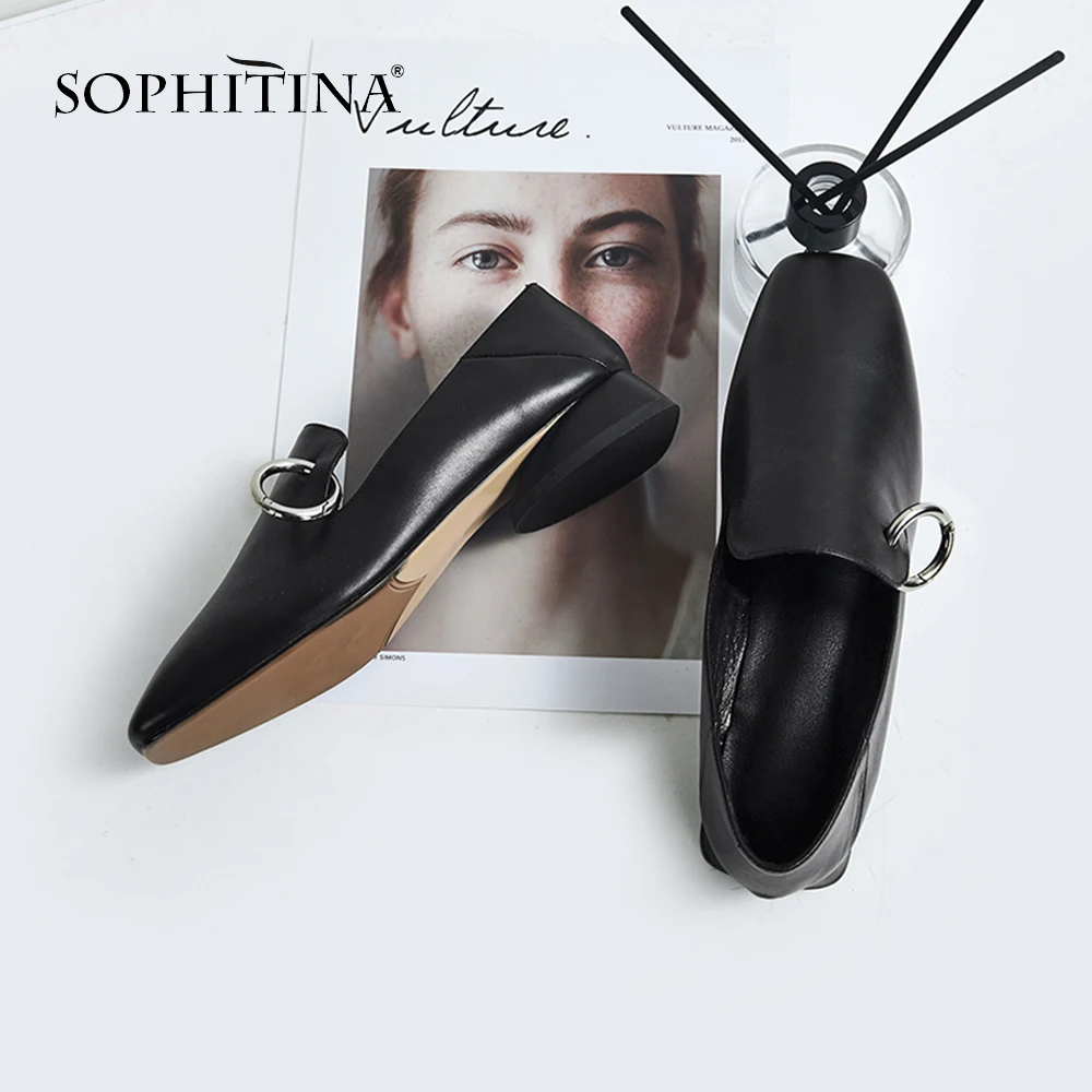 SOPHITINA/Новые брендовые женские туфли лодочки 2019 г. Всесезонные модные удобные из