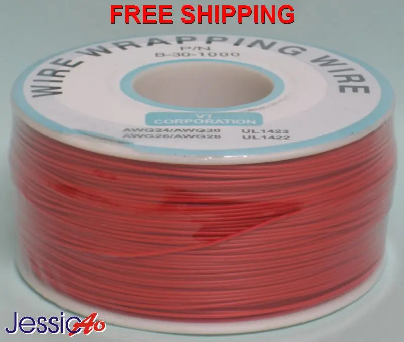 Монтажный провод разъем для печатной платы прыгать медный PVC 30 AWG 210 м PCB линия