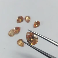 20pcs pear shape white a hole gems loose cz stone for jewelry diy 12 colors white pink red yellow