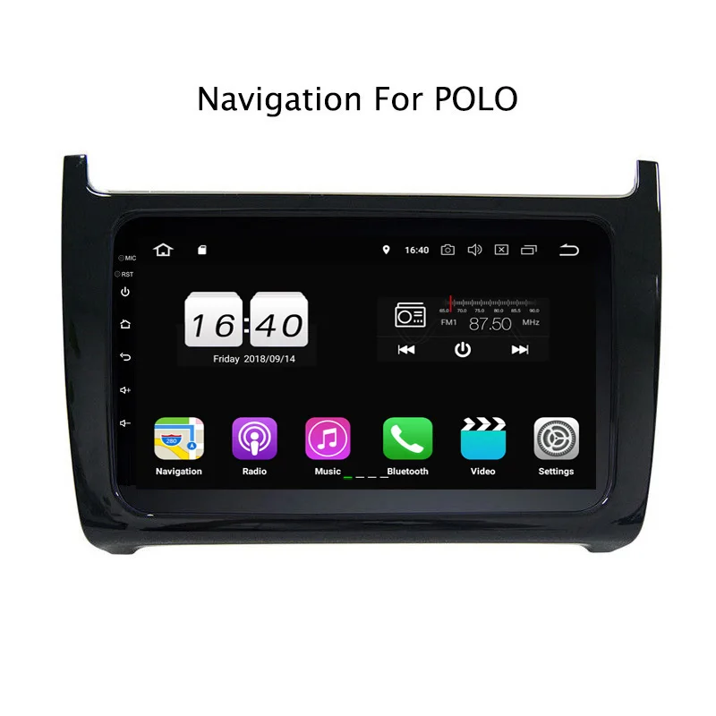 9 дюймов PX30 Android 0 автомобильный DVD мультимедийный плеер для VW Polo 2011-2018 gps навигация