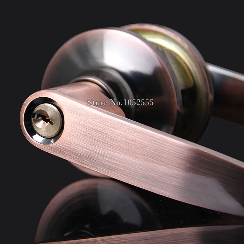 High Quality Stainless Steel Security Door Lock House Interior Handle Anti-theft Lever Locks with keys K127 | Обустройство дома
