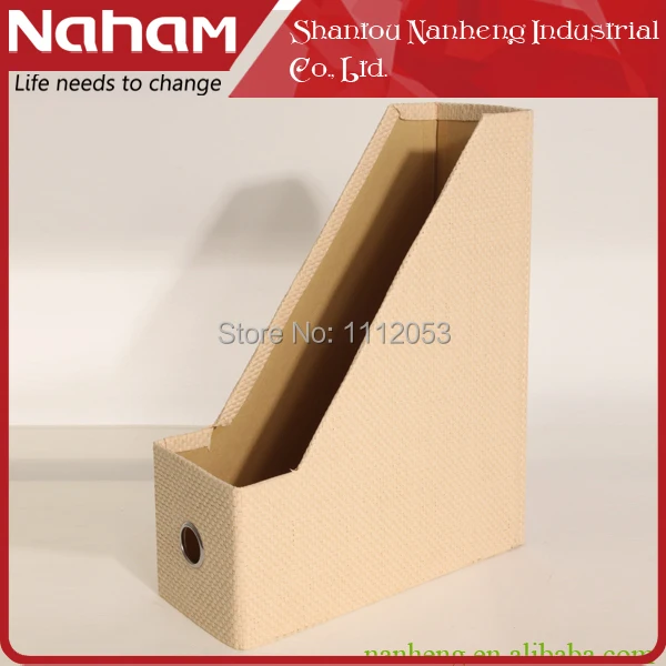 NAHAM Weave Paper folding desktop book Storage File Holder Magazine Organizers | Канцтовары для офиса и дома