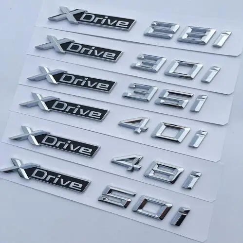 1 шт. новый автомобиль укладка 3D ABS Xdrive 20i 25i 28i 30i 35i 40i 48i 50i Сторона Эмблемы Стикеры