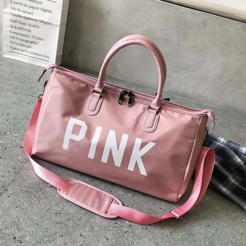 pink 1 Модная Водонепроницаемая Женская сумочка большой емкости Женская дорожная сумка Oxford женская розовая плечевая сумка с принтом Портативная сумка в викторианском стиле - Цвет: pink 1