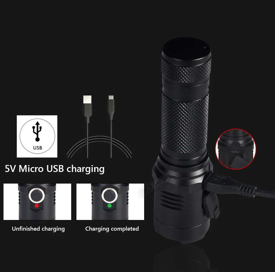 Сильный магнит рабочего освещения Мощный светодиодный фонарик xm l2 usb фонарик 18650 водонепроницаемый фонарь светодиодный zaklamp Лампе torche